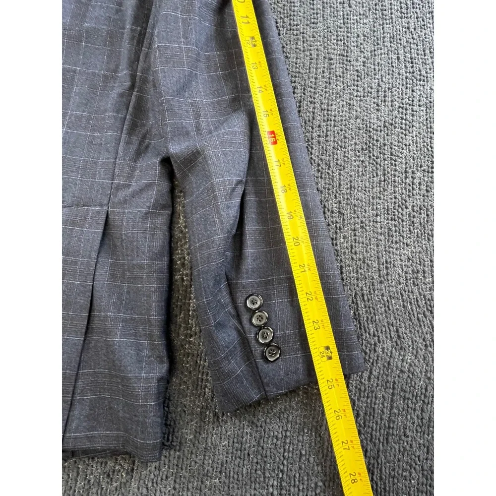 Paul Smith Loro Piana Wool Blazer Mens 40R Blue Glen Plaid Kensington Fit Italy